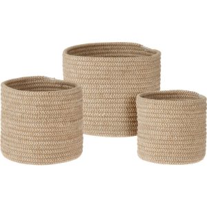 Kosze do przechowywania NATURAL, 3 sztuki 150064