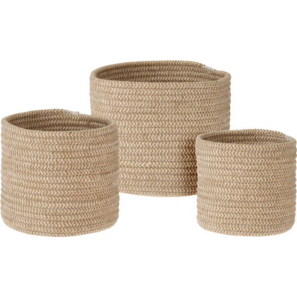 Kosze do przechowywania NATURAL, 3 sztuki 150064