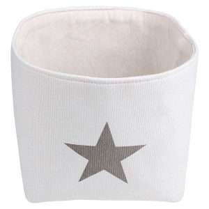 Koszyk bawełniany Elvis 23 cm biały 49852