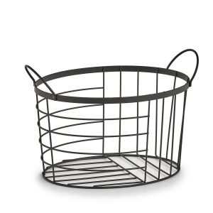 Koszyk metalowy, 35 x 23,5 x 23 cm, ZELLER 150223 Koszyk metalowy, 35 x 23,5 x 23 cm, ZELLER 150223