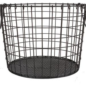 Koszyk metalowy Simple 30 cm czarny 42358 Koszyk metalowy Simple 30 cm czarny 42358