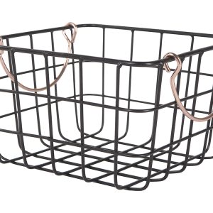Koszyk metalowy Siro 23×23 cm czarny 15946 Koszyk metalowy Siro 23×23 cm czarny 15946