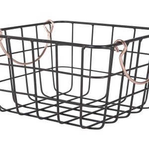 Koszyk metalowy Siro 28×28 cm czarny 15947 Koszyk metalowy Siro 28×28 cm czarny 15947