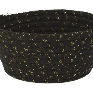 Koszyk Moonlight 18 cm czarno-złoty 743286 Koszyk Moonlight 18 cm czarno-złoty 743286