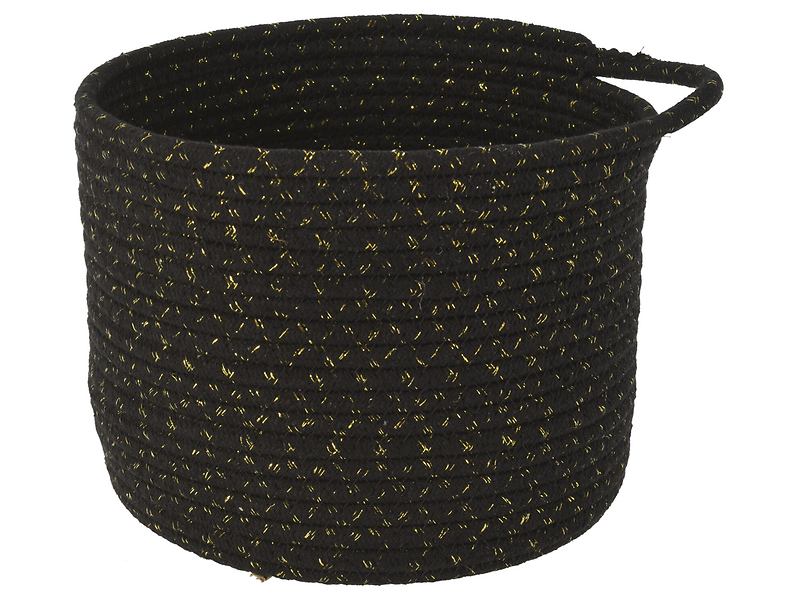 Koszyk Moonlight 23 cm czarno-złoty 743287
