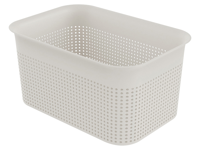 Koszyk plastikowy Brisen 4,5 l biały 28378