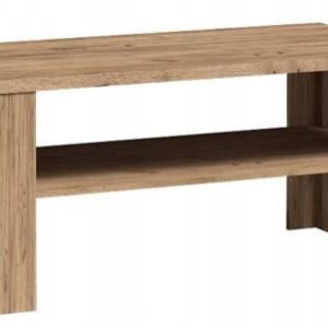 Kraft Złoty Ława Stolik z Półką 120 cm ANTICA 152826 Kraft Złoty Ława Stolik z Półką 120 cm ANTICA 152826