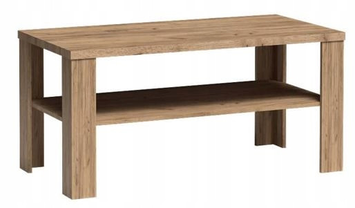 Kraft Złoty Ława Stolik z Półką 120 cm ANTICA 152826