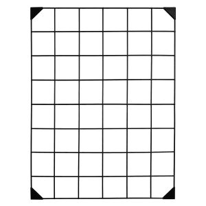 Kratka metalowa na zdjęcia Krado 60×80 cm czarna 51196 Kratka metalowa na zdjęcia Krado 60×80 cm czarna 51196