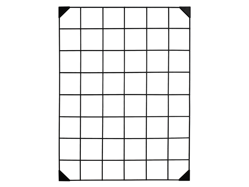 Kratka metalowa na zdjęcia Krado 60x80 cm czarna 51196