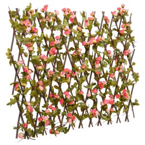 Kratka Ogrodowa 5 Szt. Panel PVC 180×60 cm Różowy 871026 Kratka Ogrodowa 5 Szt. Panel PVC 180×60 cm Różowy 871026