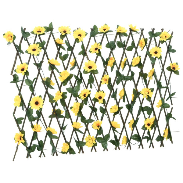 Kratka Ogrodowa 5 Szt. Panel PVC 180x60 cm Żółty 870951