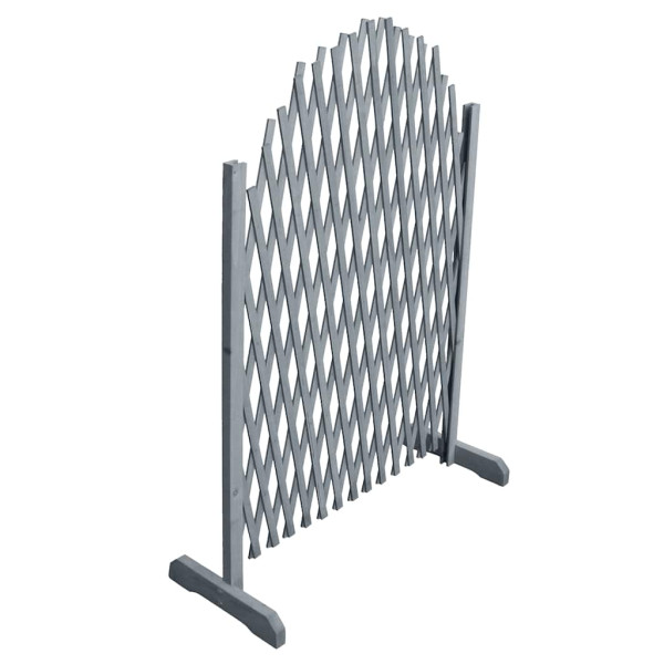 Kratka Ogrodowa Panel Drewno 1,8x1 m Szary 870994