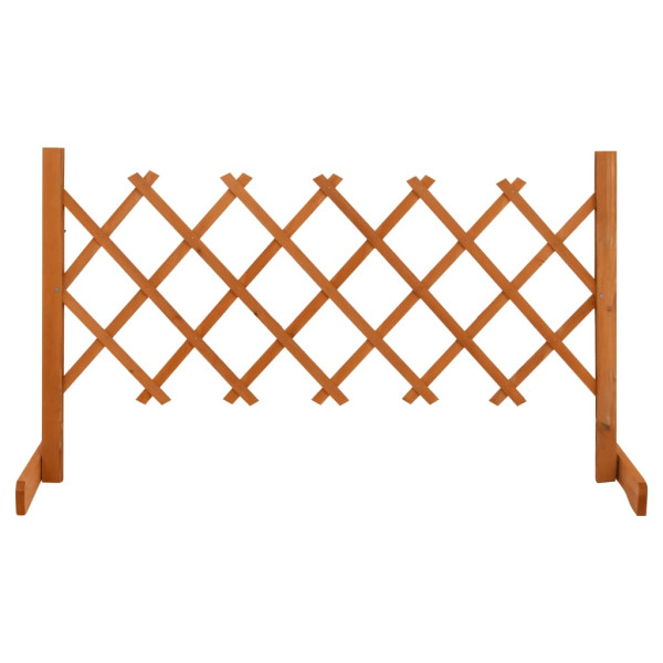 Kratka Ogrodowa Panel Drewno 120x60 cm Pomarańczowy 870586