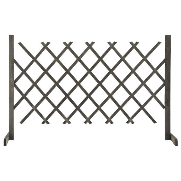 Kratka Ogrodowa Panel Drewno 120x90 cm Szary 870573