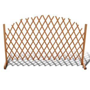 Kratka Ogrodowa Panel Drewno 180×100 cm Brązowy 870924 Kratka Ogrodowa Panel Drewno 180×100 cm Brązowy 870924