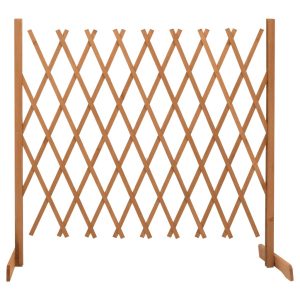 Kratka Ogrodowa Panel Drewno 180×100 cm Pomarańczowy 870563 Kratka Ogrodowa Panel Drewno 180×100 cm Pomarańczowy 870563