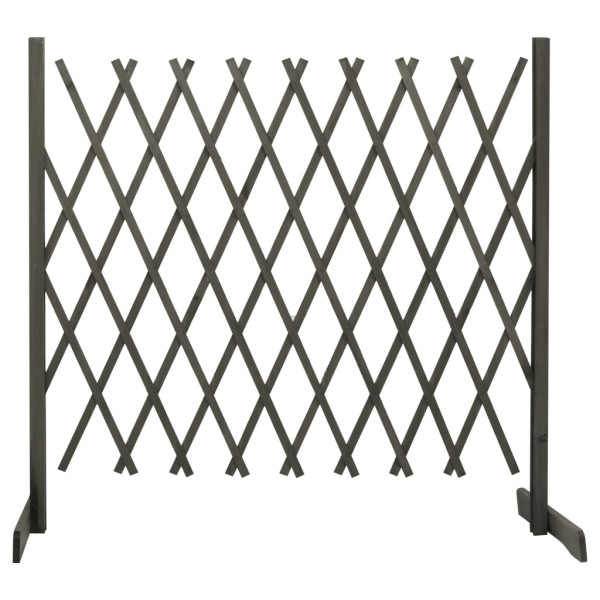 Kratka Ogrodowa Panel Drewno 180x100 cm Szary 870558