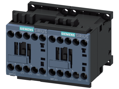 Kombinacja nawrotna AC-3, 3kW/400V DC24V 3pol. S00 | 3RA2315-8XB30-1BB4