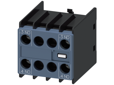 Blok pomocniczych wyłączników elektroniki 2NO, tor prąd.: 1NO,–,–, 1NO | 3RH2911-1NF20