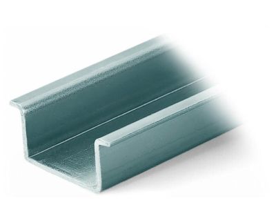 Szyna montażowa, stalowa, 35x15mm, grubość 1mm, dł. 2m, bez perforacji | 210-114 Wago