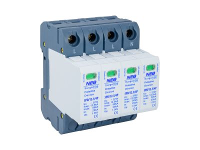 Ochronnik przeciwprzepięciowy klasy B+C 4P 12,5kA (iskiernik) SPD/12.5/4P | 87.412 Elektro-Plast Opatówek