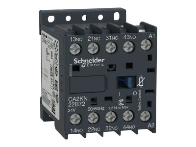 Stycznik pomocniczy miniaturowy TeSys K 2NO 2NC cewka 110V AC zaciski skrzynkowe | CA2KN22F72 Schneider Electric